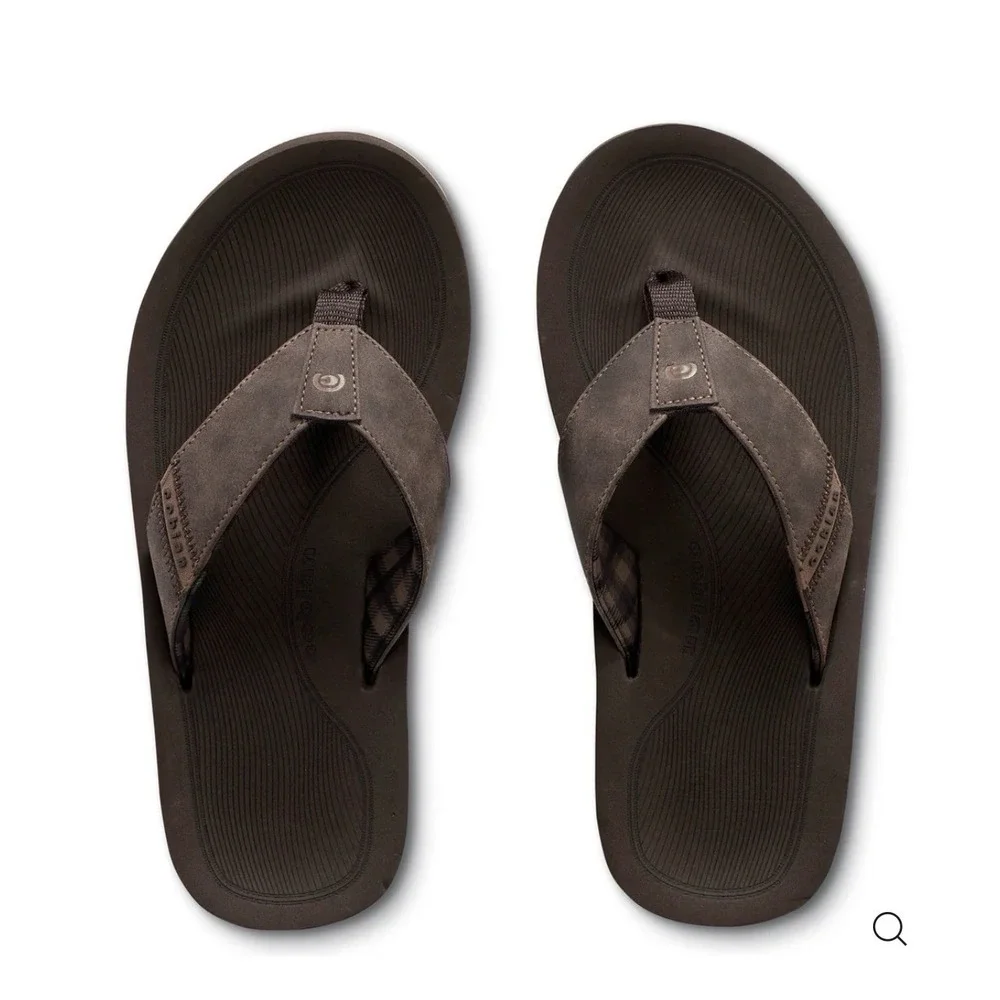NEW Cobian Men's ARV 2 TREK AVT20-201 Size 8 Flip Flop Sandal Brown Chocolate